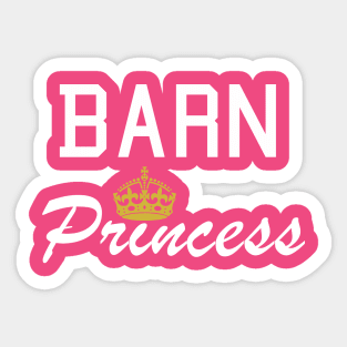 Barn Princess Sticker